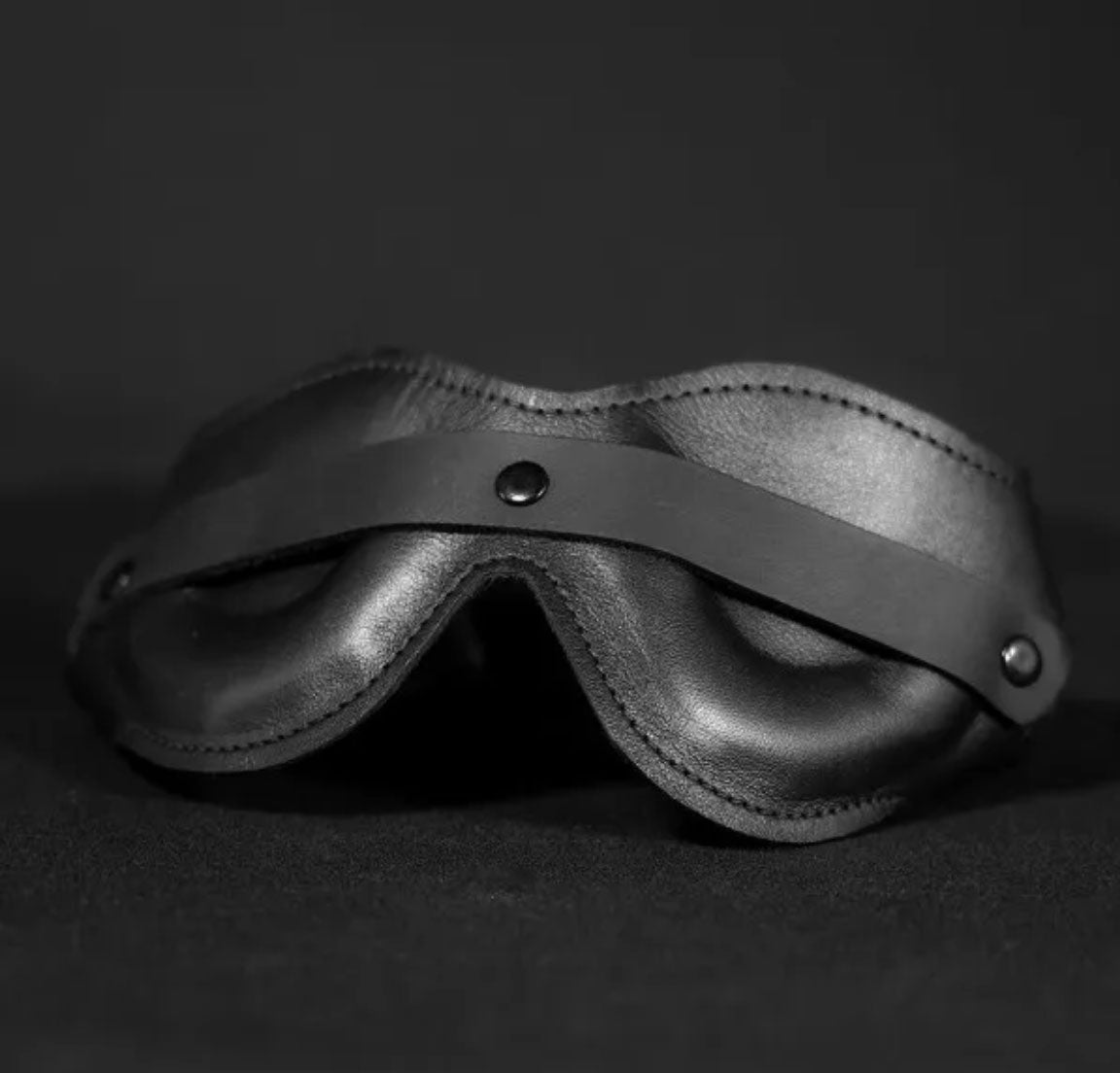 Padded Leather Blindfold