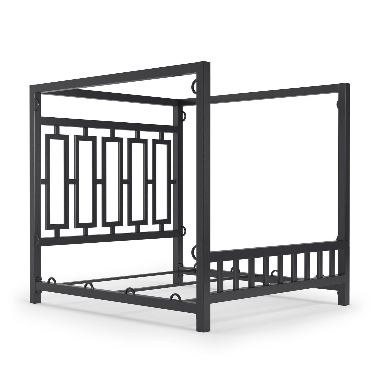 Dragon Bed - King - Matte Black -Deconstruct