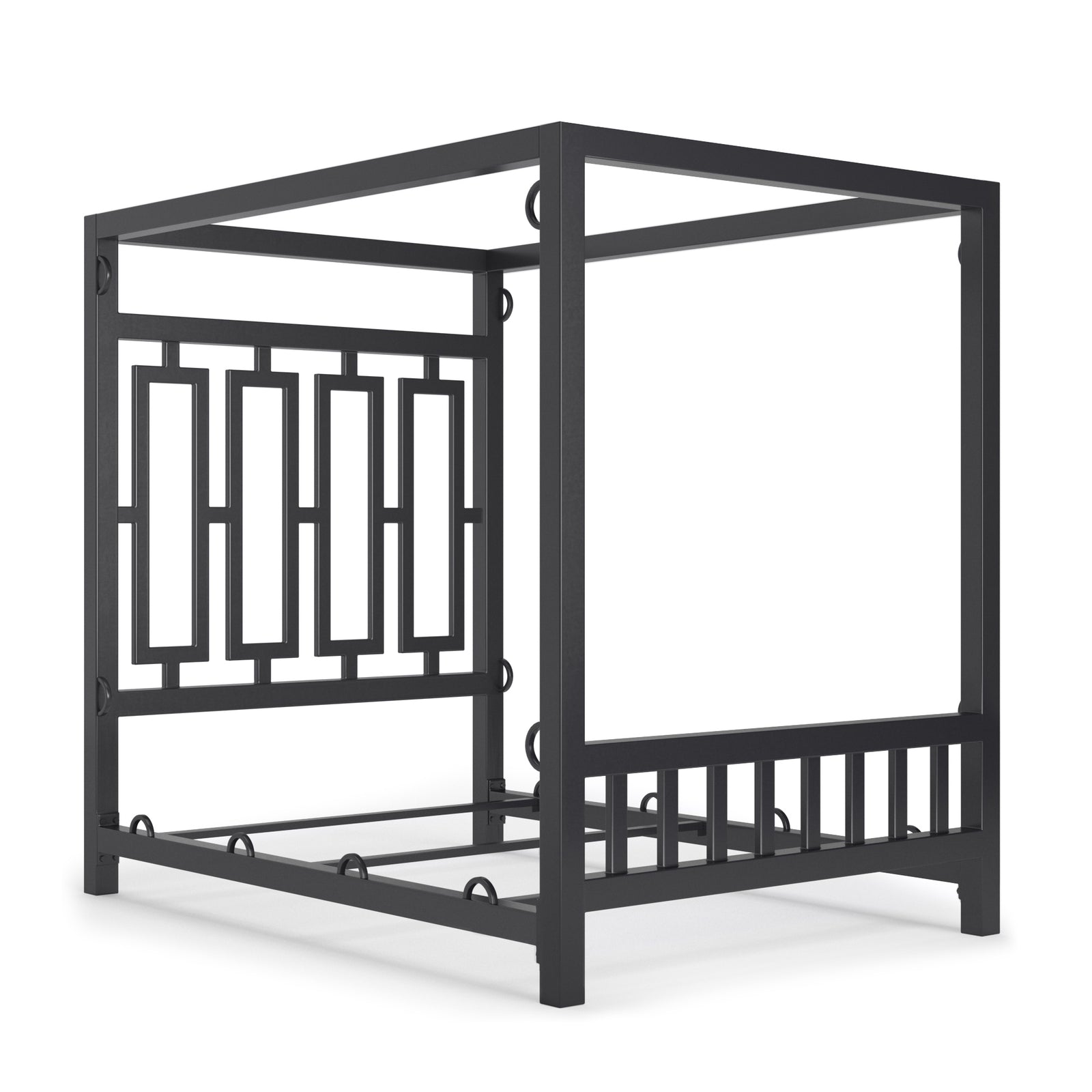 Dragon Bed - Queen - Platform - Matte Black