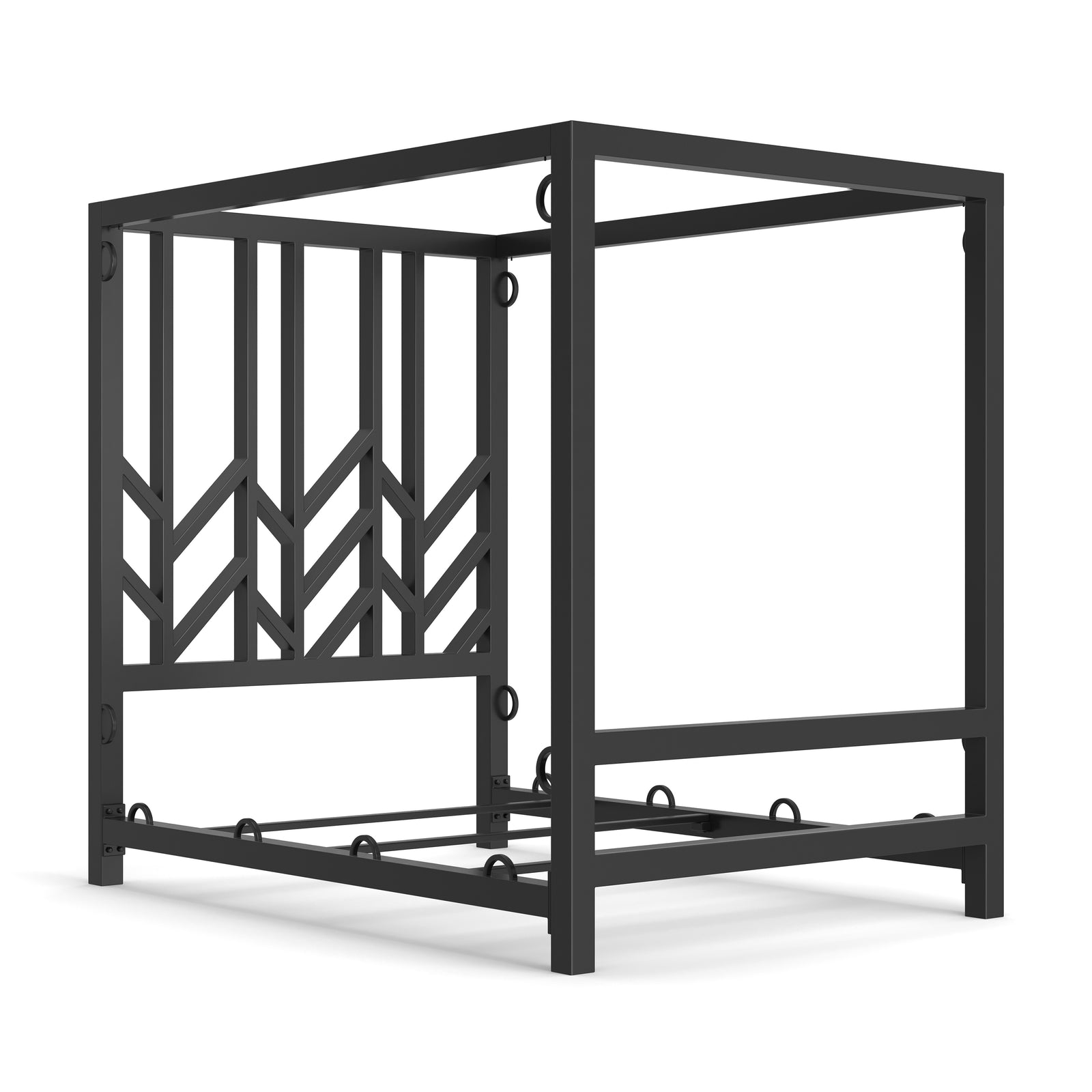 Edge Bed - CalKing Standard Black