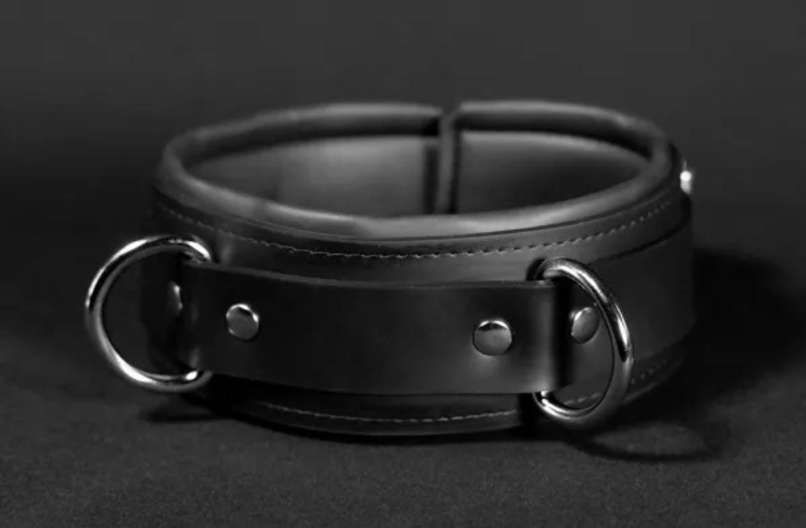 Locking Bondage Collars - Leather & Neoprene - DungeonBeds :::: Built ...