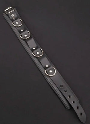 Neoprene Locking Bondage Collar
