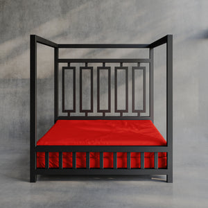 Washable Fitted Play Sheet  - Red