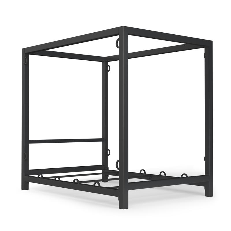 Naked Bed - Queen - Matte Black Specials DungeonBeds