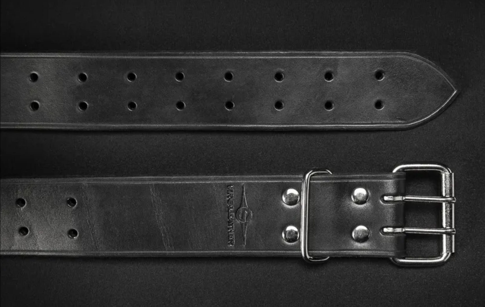 Bondage Belts Set of 5 Leather DungeonBeds :::: Built Tough to Play Hard